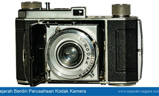 Sejarah Berdiri Perusahaan Kodak Kamera