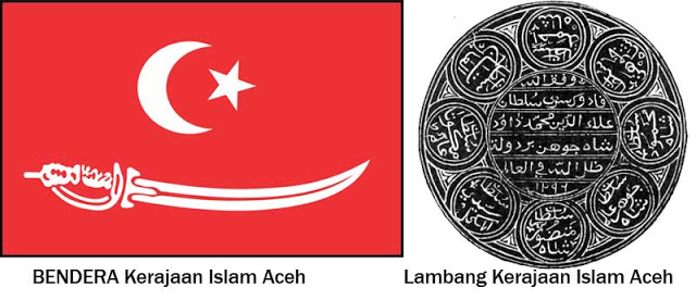 Bendera dan lambang Kerajaan Islam Aceh