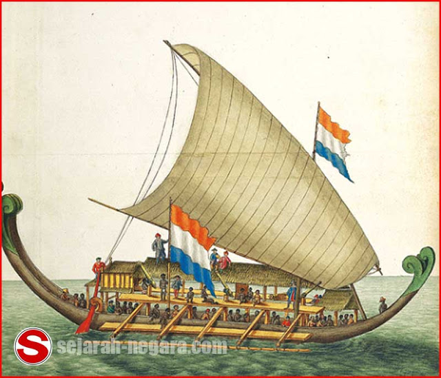 Kora-kora yang digunakan Belanda pada pelayaran Hongi
