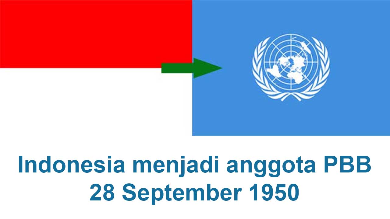 Indonesia menjadi anggota PBB 28 September 1950