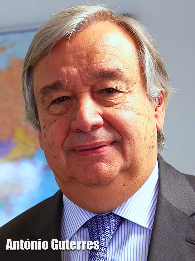 Antonio Guterres Sekretaris Jenderal PBB 1