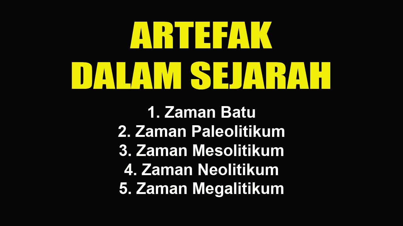 Artefak dalam sejarah