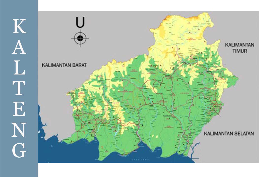 Peta Kalimantan Tengah