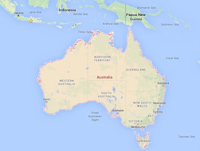 Australia map