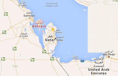 Bahrain map