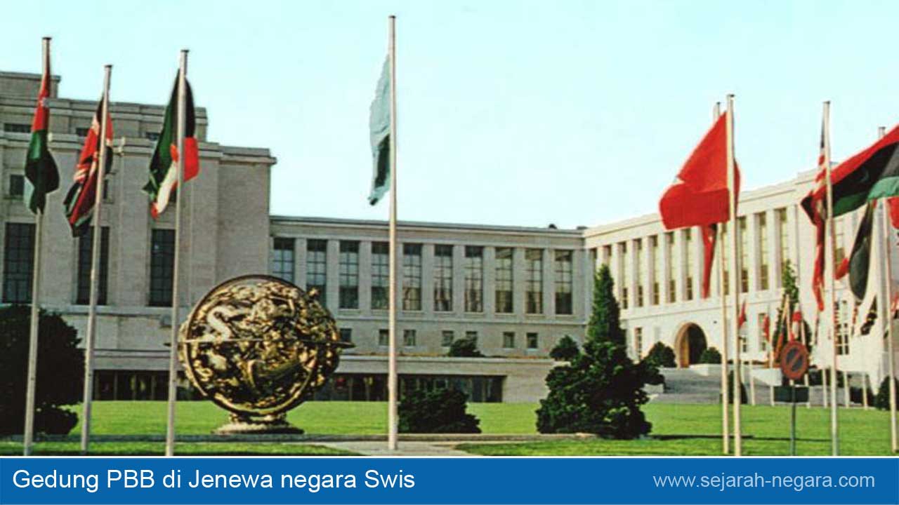Gedung PBB di Jenewa negara Swis