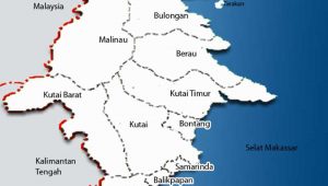 Peta Kalimantan Utara lengkap nama kabupaten dan kota 2 Peta Kalimantan Utara