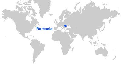 Peta Letak Rumania