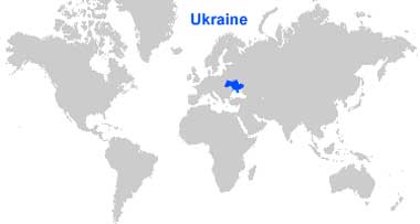 Peta Ukraina 3 Peta letak Ukraina