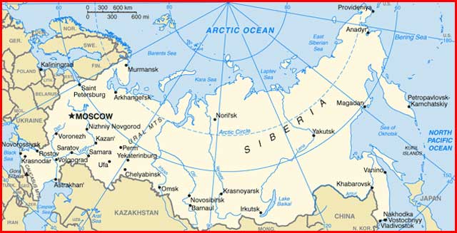 Peta Rusia 2 Peta Politik Rusia