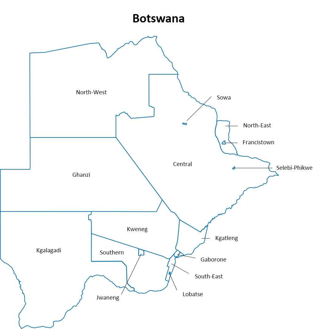 Pete administratif Botswana