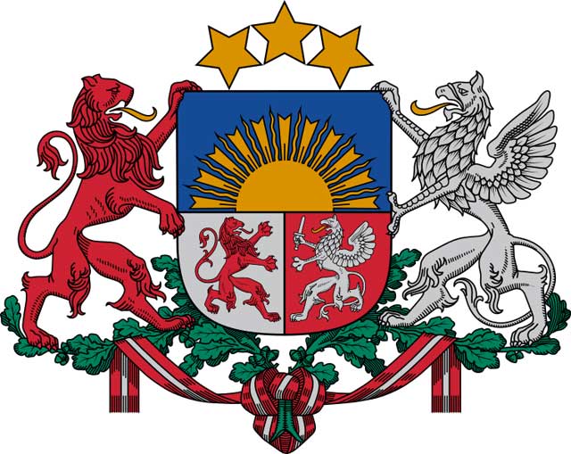 Lambang Latvia