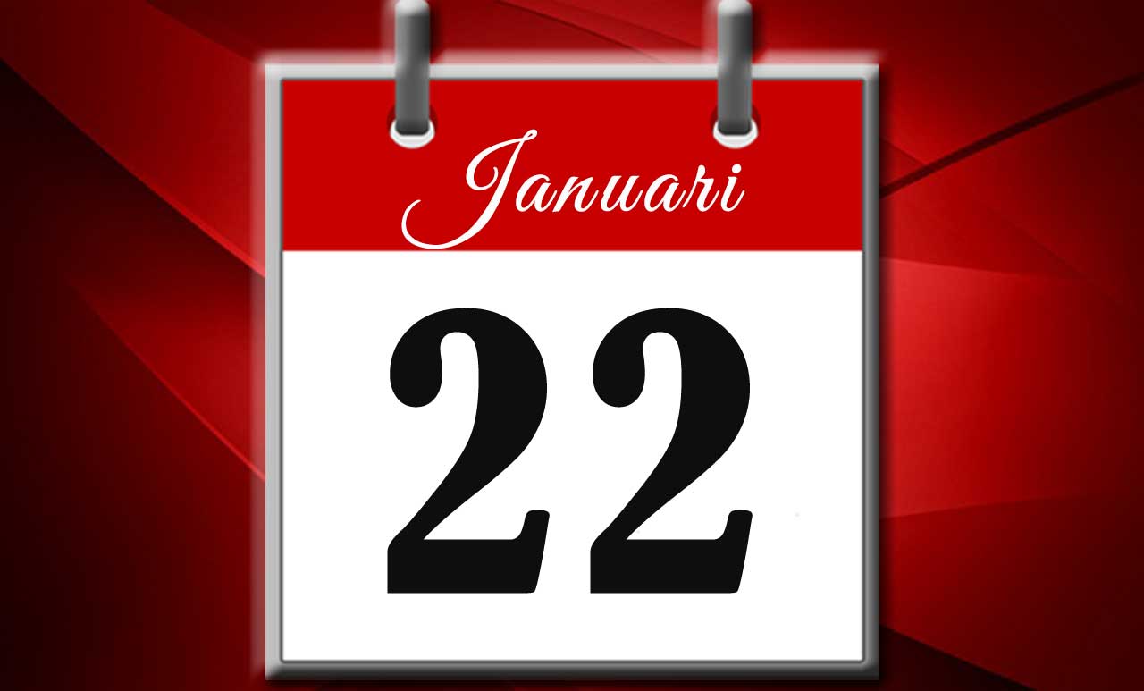 22 januari new