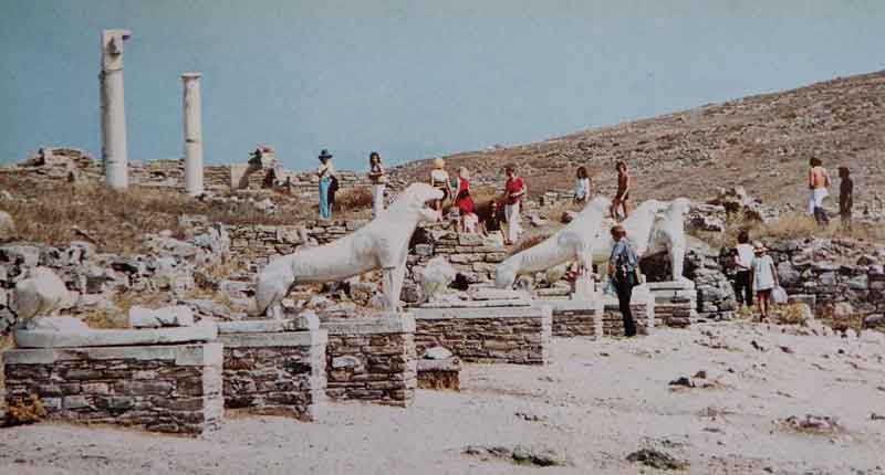 Delos di Kepulauan Cyclades catatan sejarah Eropa