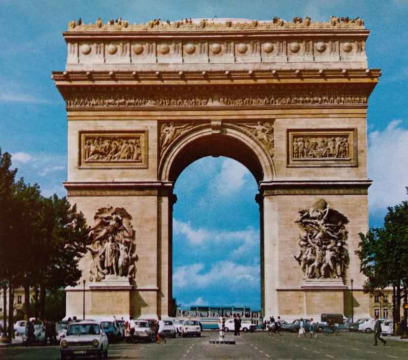 Obor abadi di Arc de Triomphe Paris