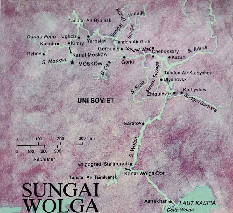 Peta Sungai Wolga