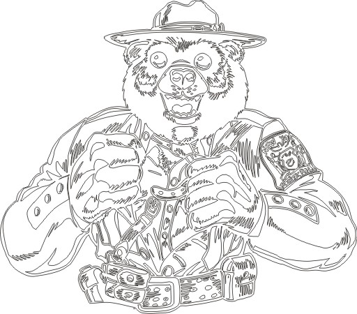 Bear5013012 outline