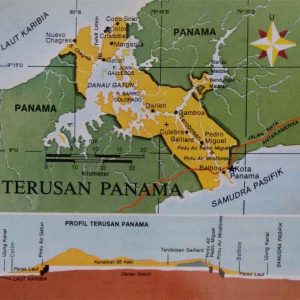 Peta Terusan Panama