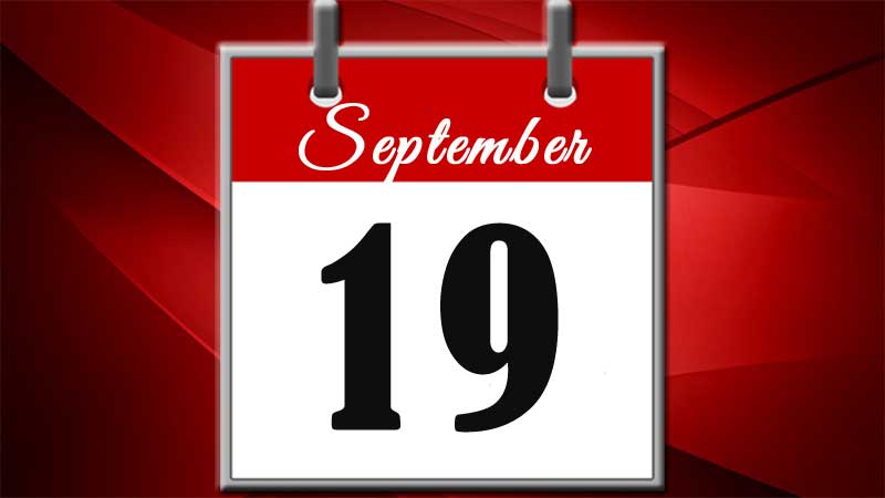 19 September