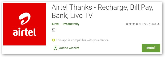 Airtel Thanks