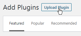 klik upload plugin