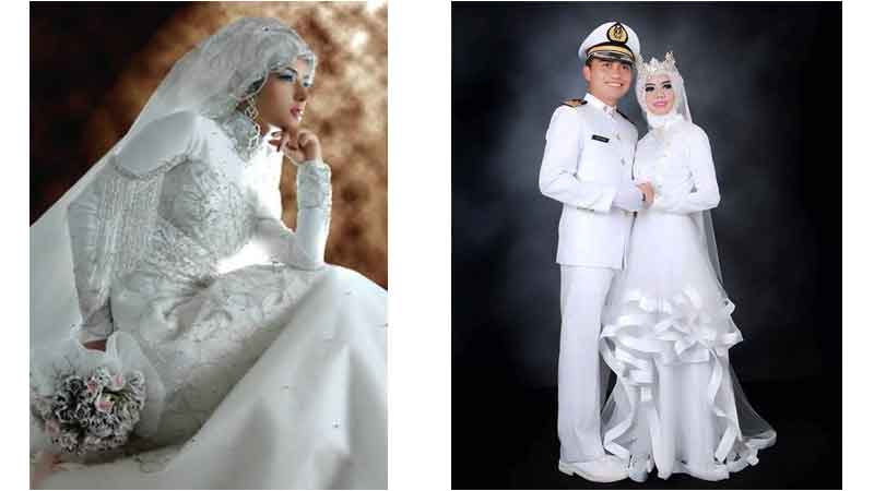 Gaun Pengantin Muslimah Modern