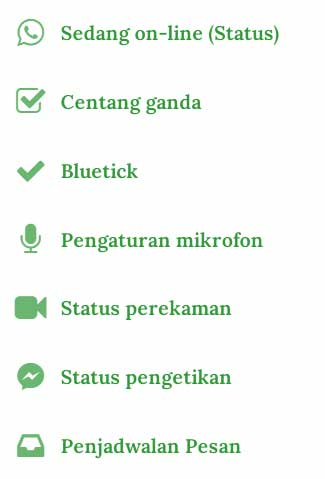 pengaturan privasi GBWhatsApp