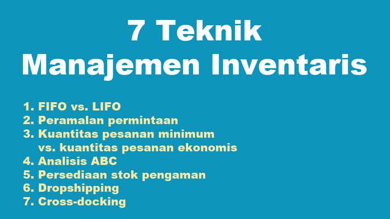 7 Teknik Manajemen Inventaris