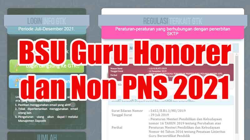 BSU Guru Honorer dan Non PNS 2021