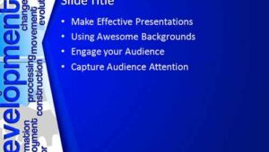 Slide 3 Template PowerPoint Development Gratis