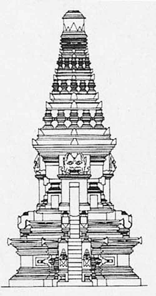 Temple of East Java style