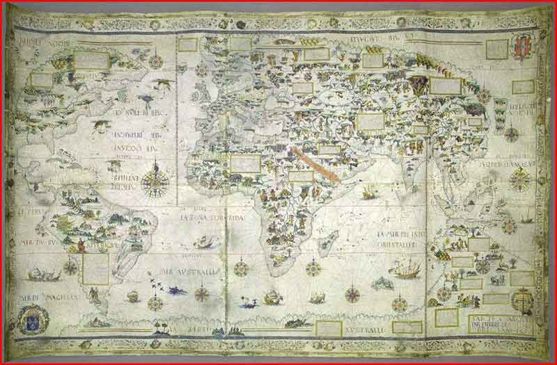 1550 world map