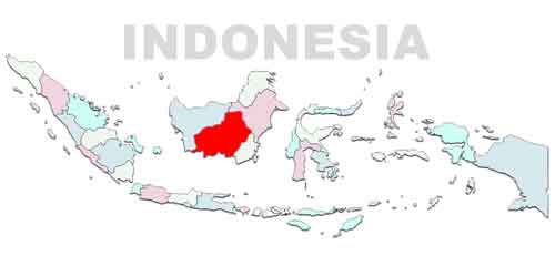 Central Kalimantan Map Location